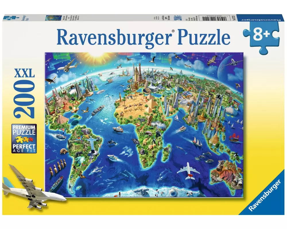 Ravensburger Puzzle Grosse, weite Welt 200 XXL Teile