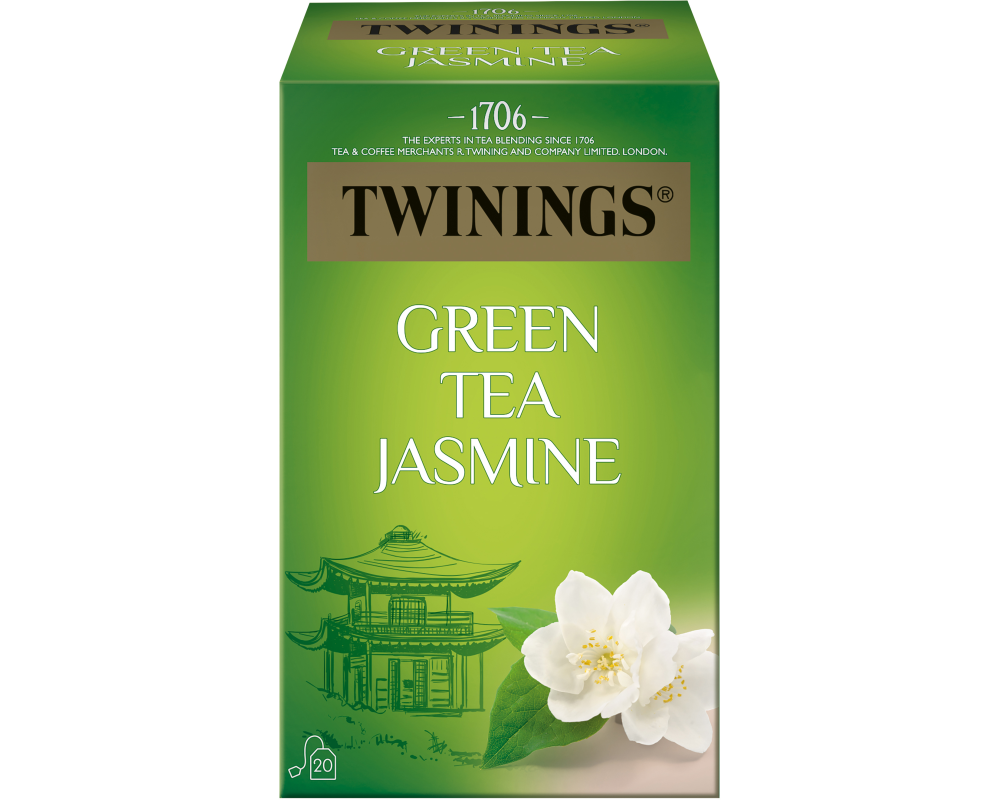 TWININGS Green Tea Jasmine 100018001 Beutel 1.8g, 20 Stk.