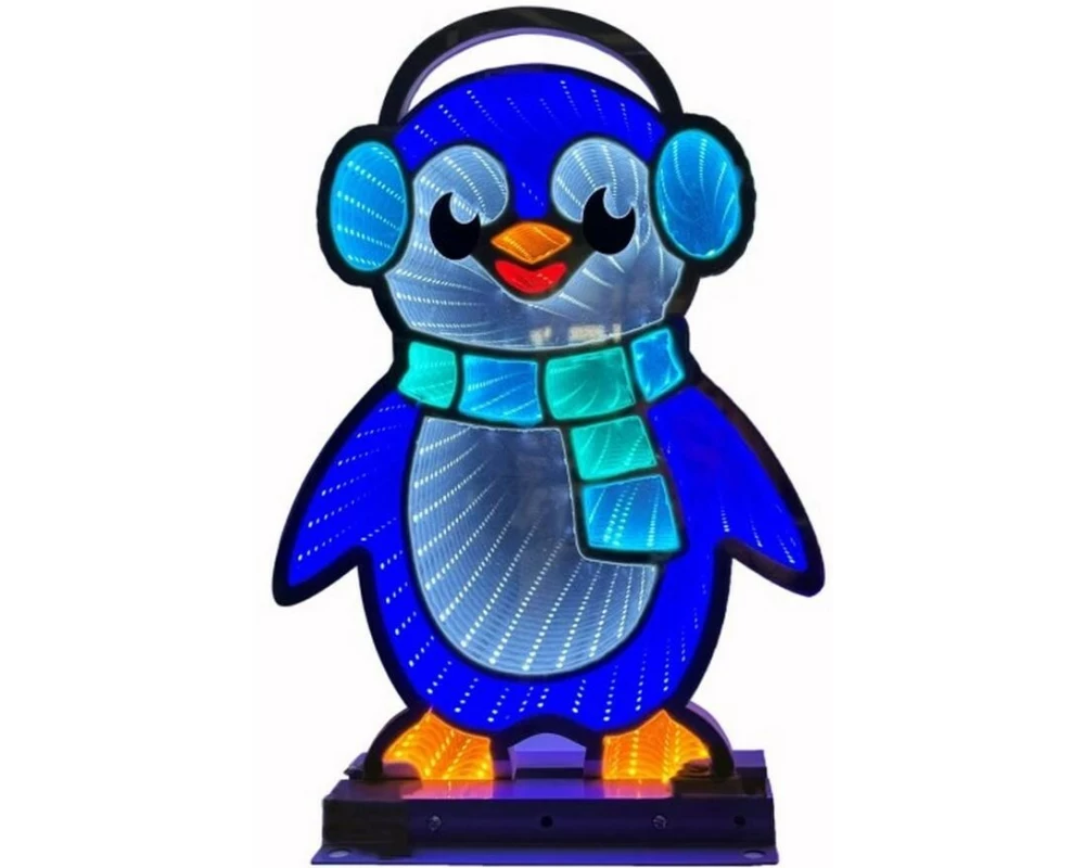 Dameco LED Figur Pinguinmit Infinity Effekt Outdoor
