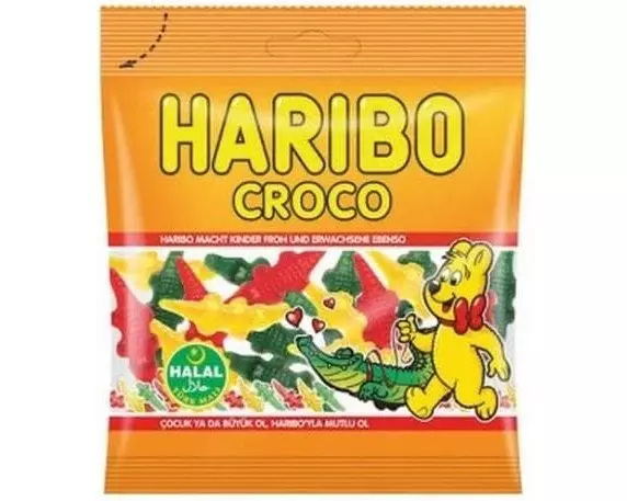 Haribo Int. Gummibonbons HALAL Croco 100 g