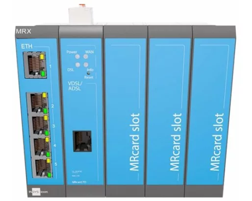 INSYS icom MRX5 DSL-B modularer VDSL-/ADSL-Router Annex J/B VPN Option