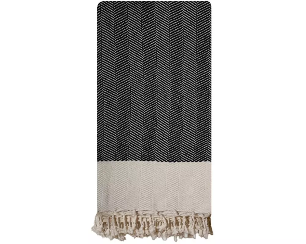 Foutastic Strandtuch Baliksirti Black