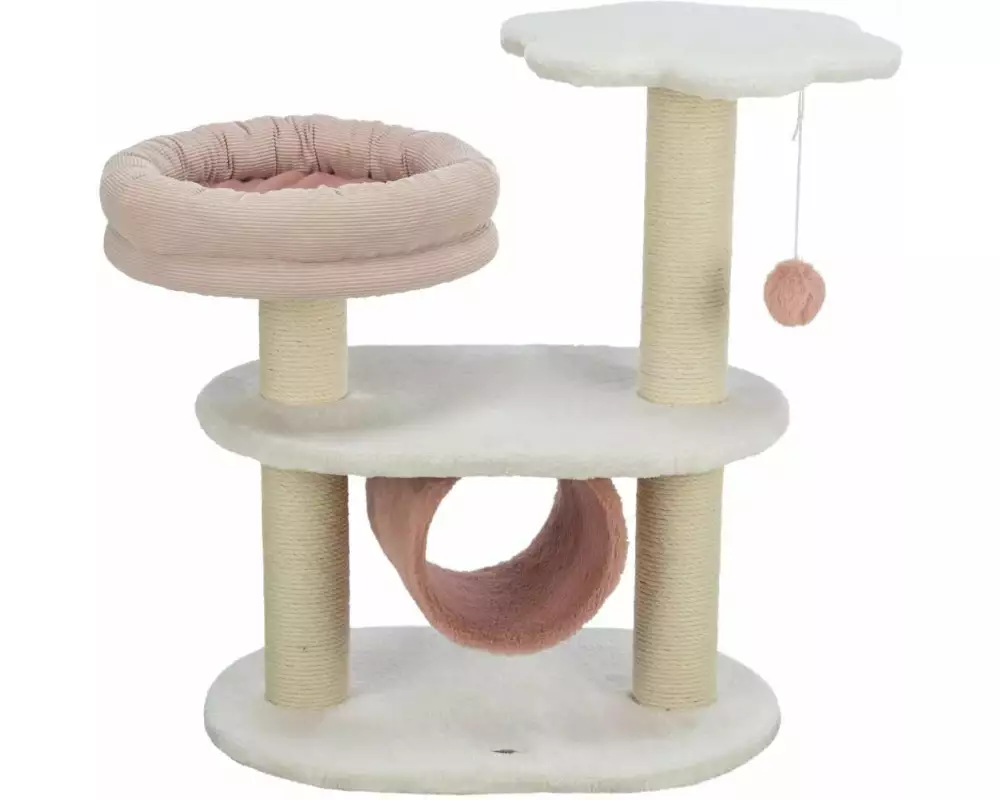 Trixie Kratzbaum Isabella, 70 cm Altrosa/Weiss