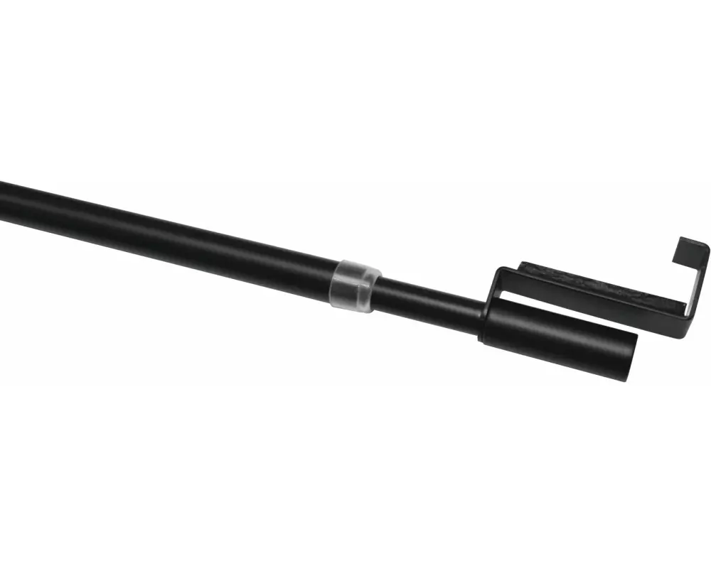 Gardinia Spannvitrage 90-130 cm, Schwarz-matt