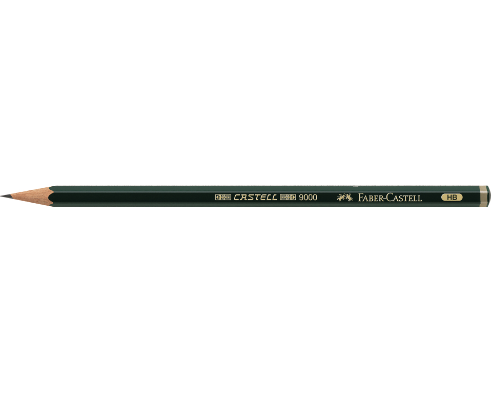 FABER-CASTELL Bleistift CASTELL 9000 HB 119000