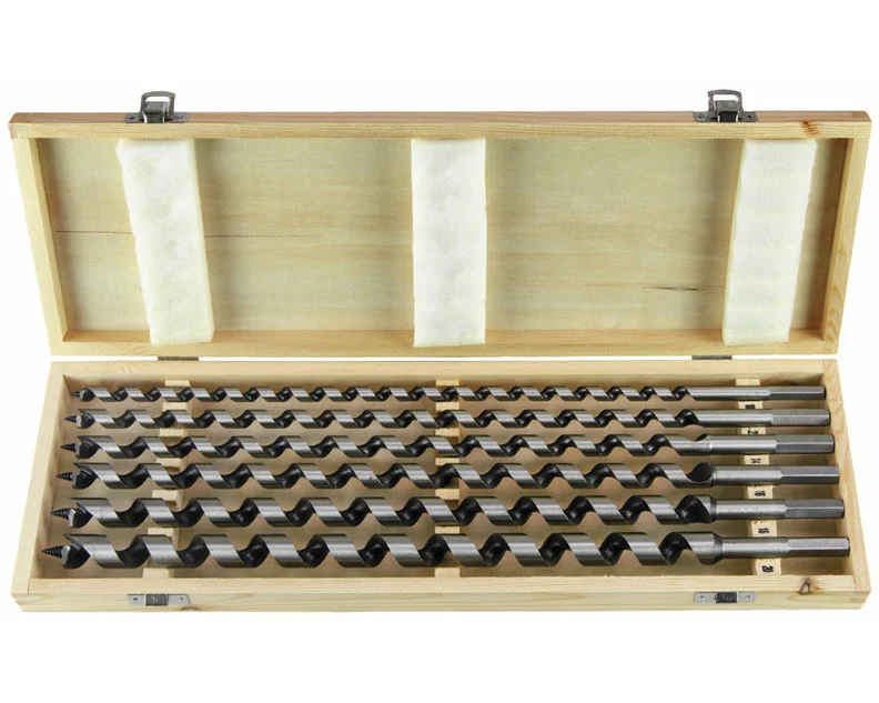 PROJAHN Holz-Schlangenbohrer Satz 6-tlg. im Holzkasten 460mm