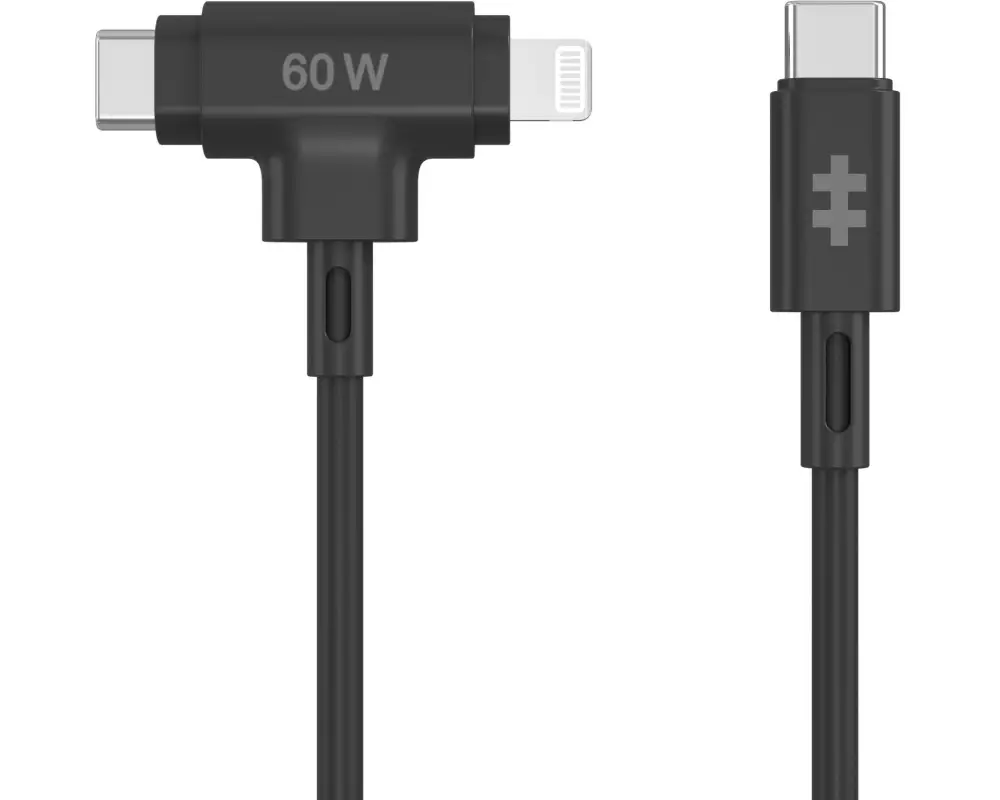 HYPER USB-Ladekabel Hybrid-Silicone USB-C - Lightning 1.5 m