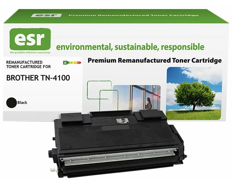ESR Toner cartridge compatible with Brother TN-4100BK black remanufactured 7.500 pages