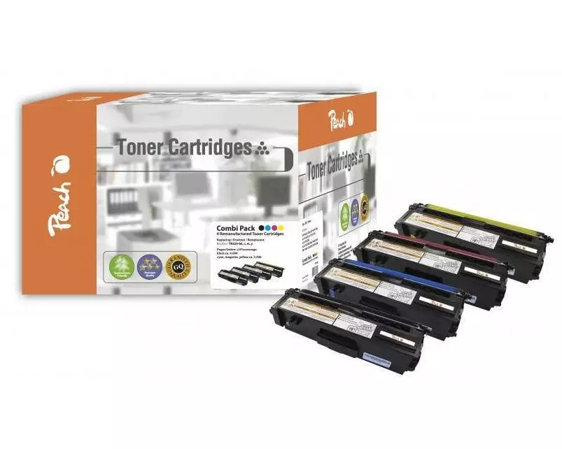 Peach Tonerset Brother TN-325 BK, C, M, Y