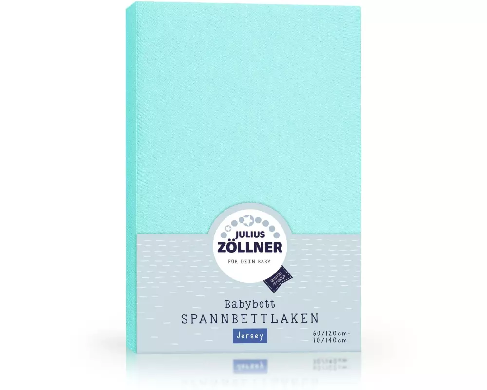 Julius Zöllner Fix-Leintuch Jersey Mint 70 x 140 cm