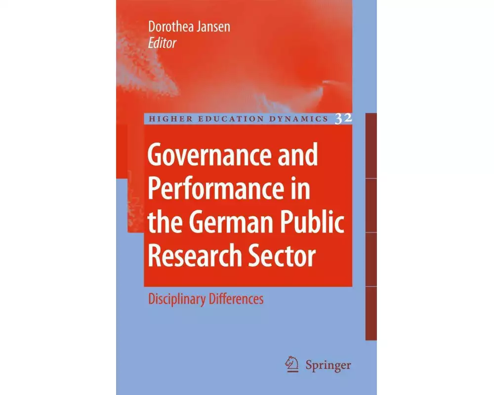 Governance and Performance in the German Public Research Sector