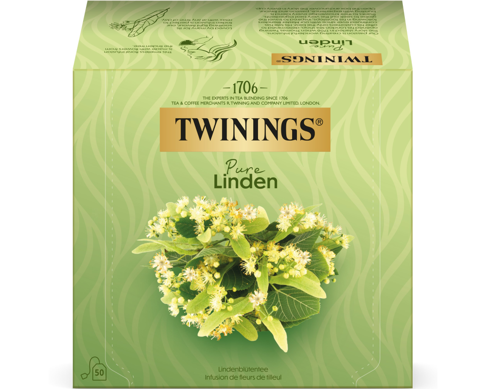TWININGS Pure Lindenblüten 100012269 Beutel 1.5g, 50 Stk.