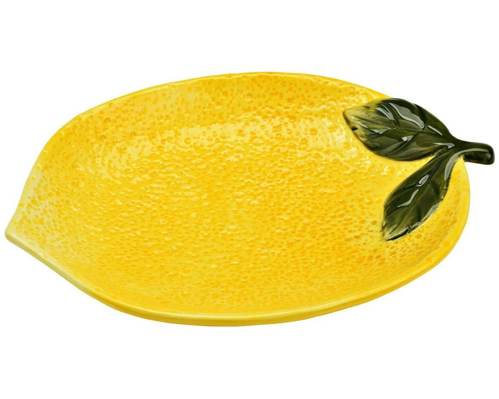 G. Wurm Schale Zitrone 26 cm, 1 Stück, Gelb