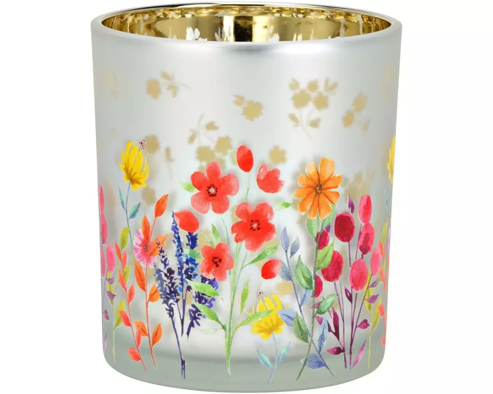 G. Wurm Windlicht Blumenwiese 10 cm