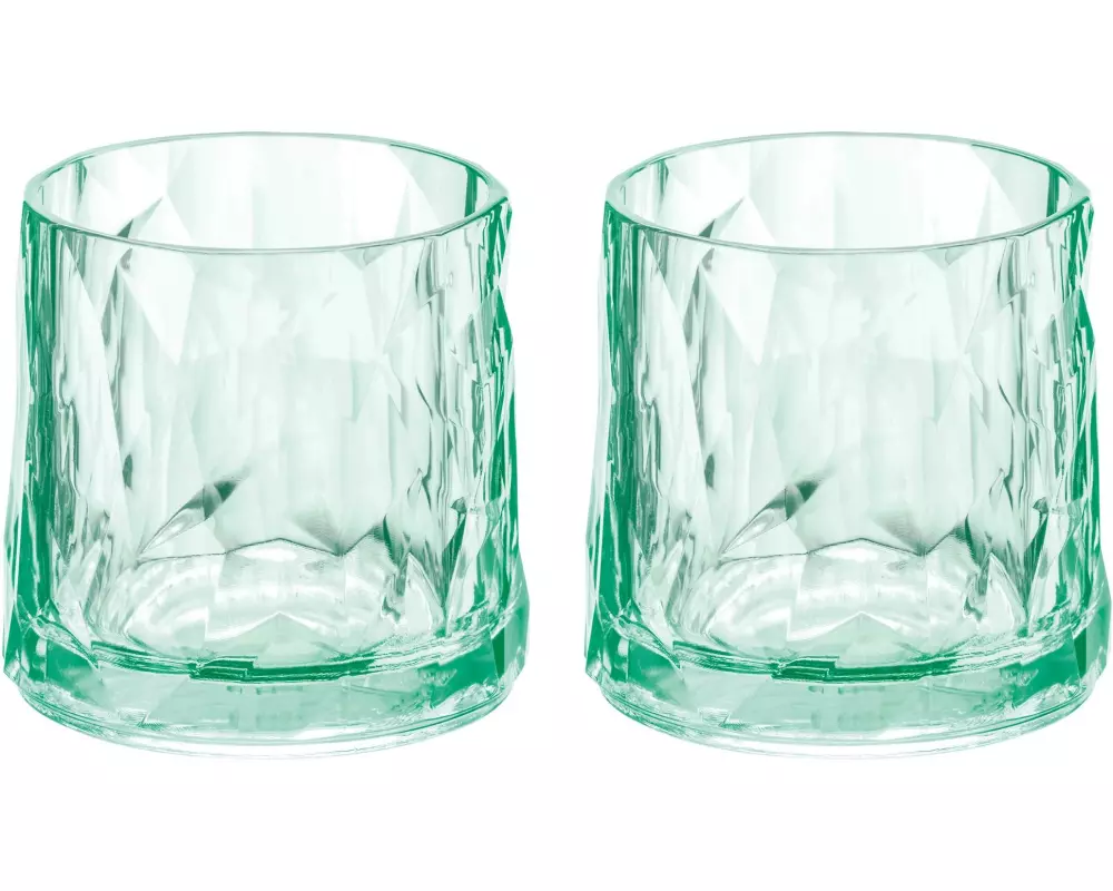 Koziol Trinkglas Club No. 2 250 ml, 2 Stück, Jade