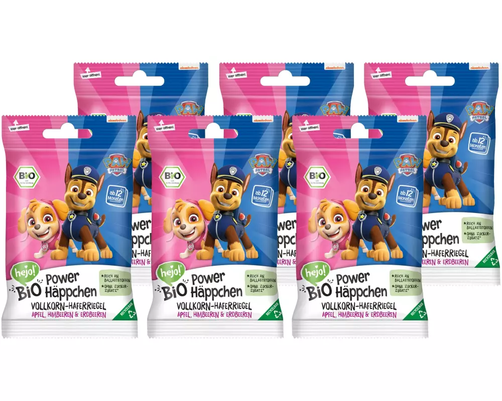 hejo! Knabberspass Power Häppchen Paw Patrol Helden 6x 40 g