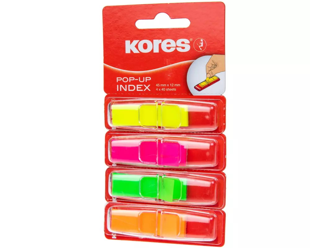 Kores Page Marker Pop-Up 40 Stück pro Block