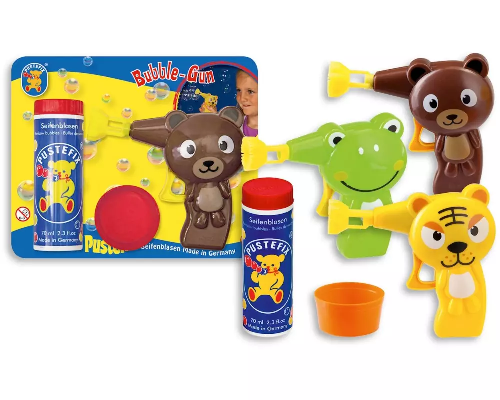Pustefix Bubble-Gun Tiere assortiert