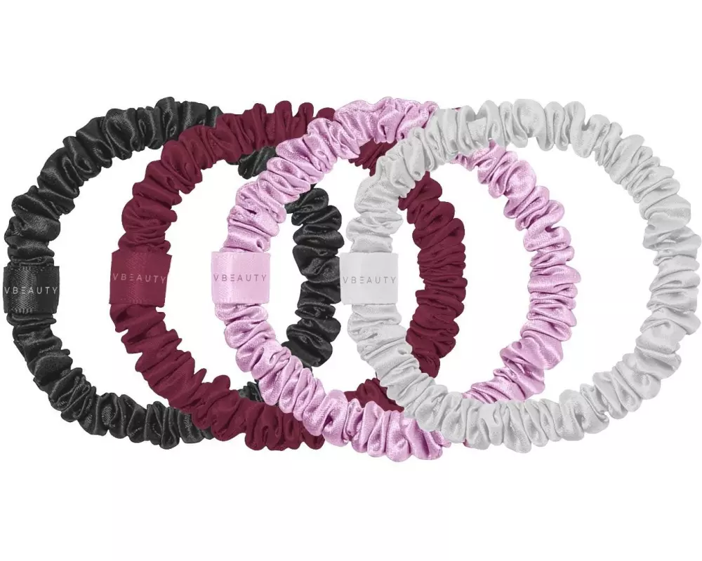 VBEAUTY Skinny Scrunchie Set – Cool Tones