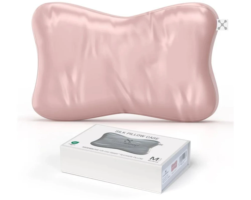 Smartsleep Kopfkissenbezug Recovery-Seide 50 x 32 cm, Rosa