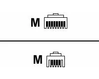 Cisco RJ45 ADSL cable