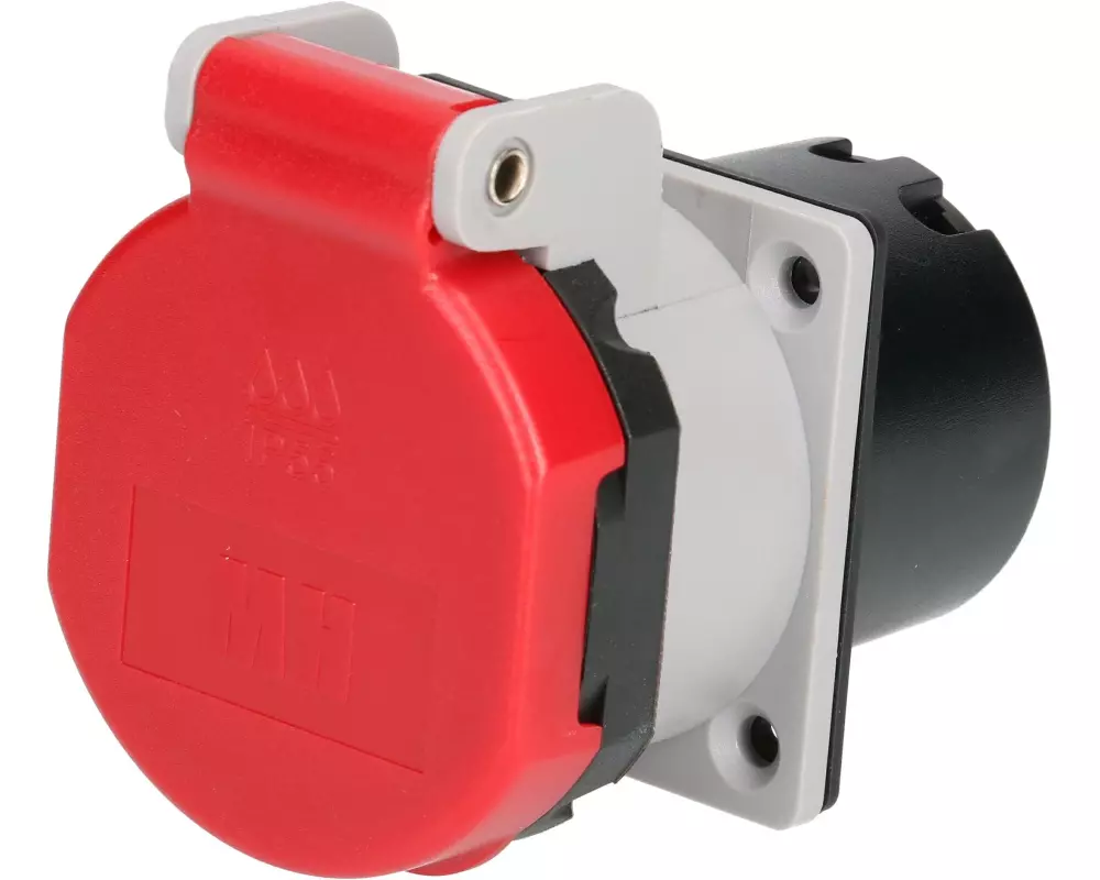 Max Hauri Einbausteckdose IP55 Typ 25 3L+N+PE