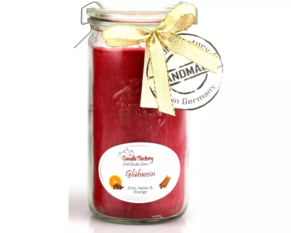Candle Factory Duftkerze Glühwein Mini Jumbo
