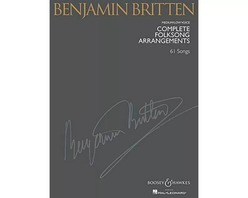 Benjamin Britten Complete Folksong Arrangements