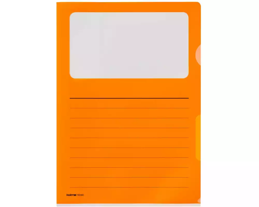 Kolma Sichthülle Visa Dossier Script A4 CopyResistant Orange