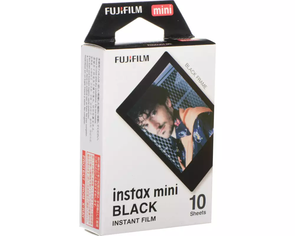 Fujifilm Instax Mini 10 Blatt Schwarz