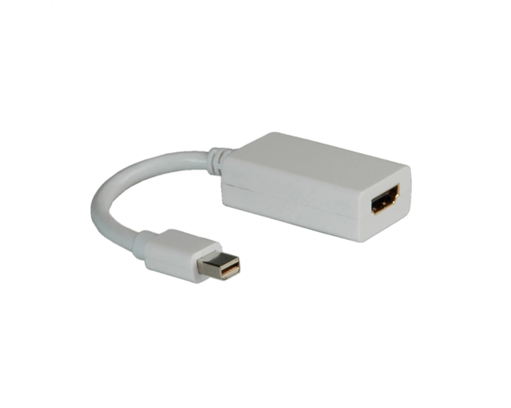 ROLINE Mini DisplayPort-HDMI Adapter, Mini DP ST - HDMI BU