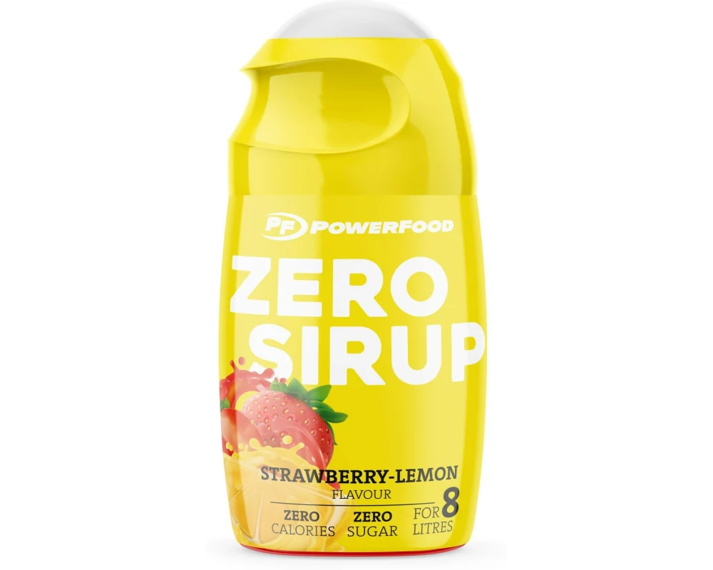PowerFood One Zero Sirup 65 ml, Strawberry-Lemon