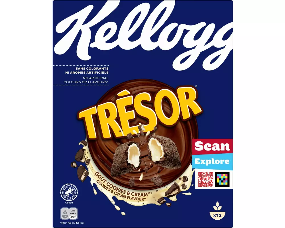 Kellogg's Kellogg's Tresor Cookies & Cream 375 g