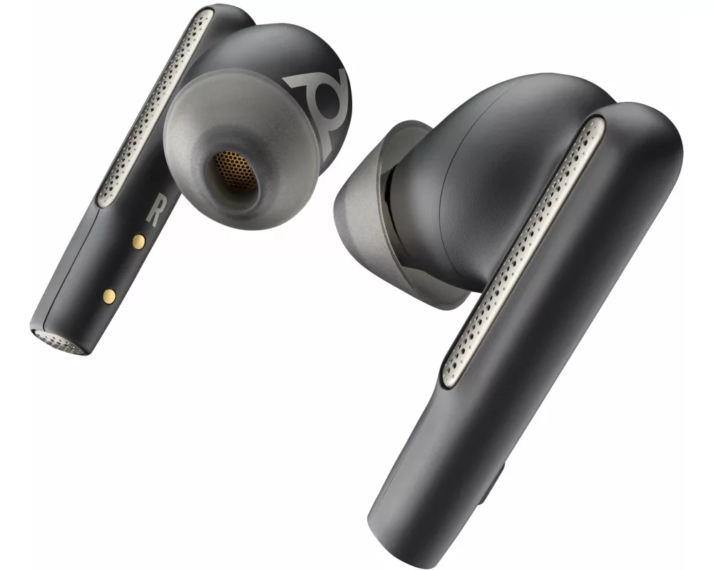 HP Poly Voyager Free 60/60+ Microsoft Teams Certified Black Earbuds 2 Pieces