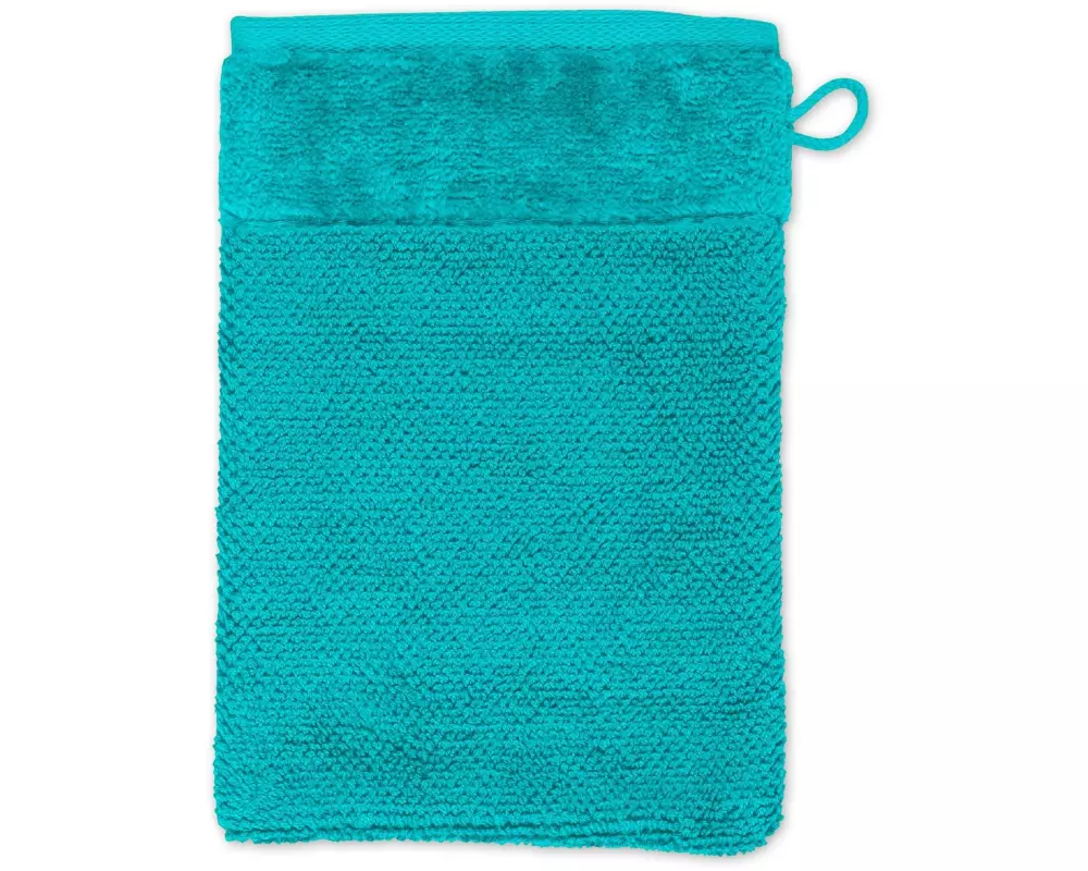 Möve Waschlappen Bamboo Luxe 15 x 20 cm, Türkis