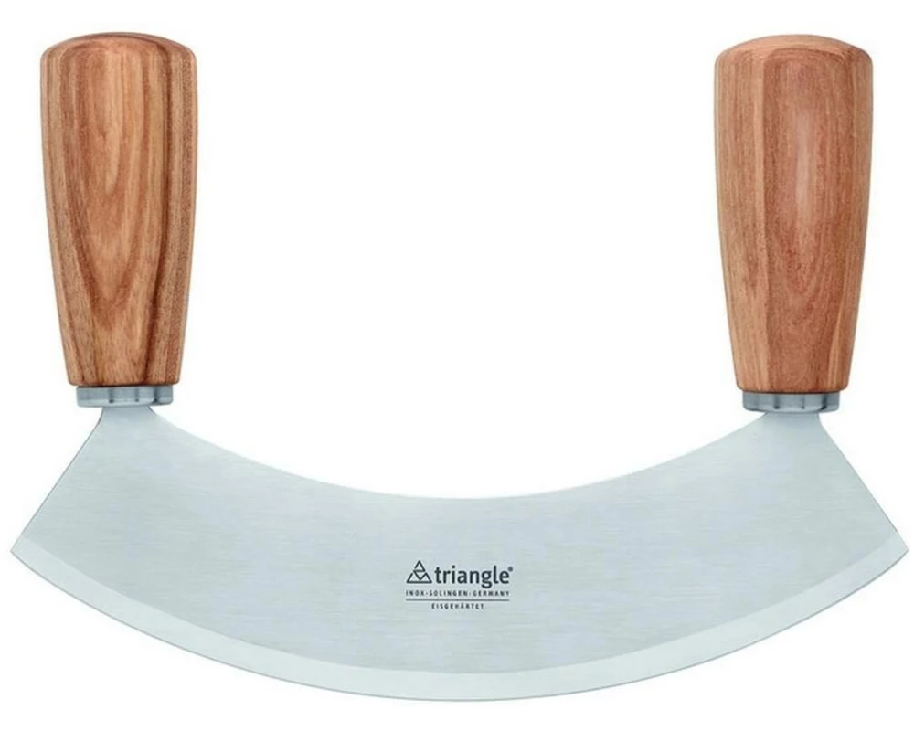 triangle Wiegemesser, 18 cm Braun/Silber