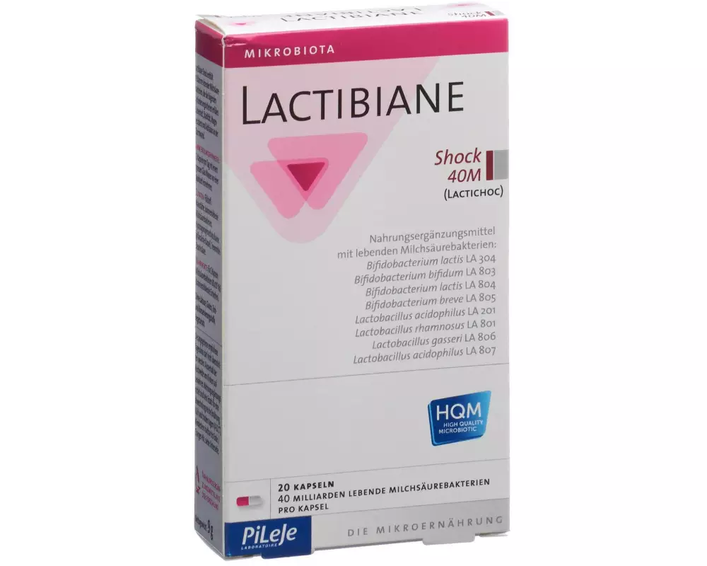 Lactibiane Probiotikum Shock 40M 20 Kapseln