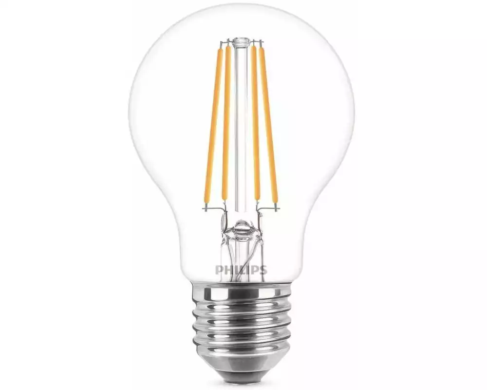 Philips Lampe LED classic 60W A60 E27 CW CLND 3CT/4 EC Neutralweiss (NW)