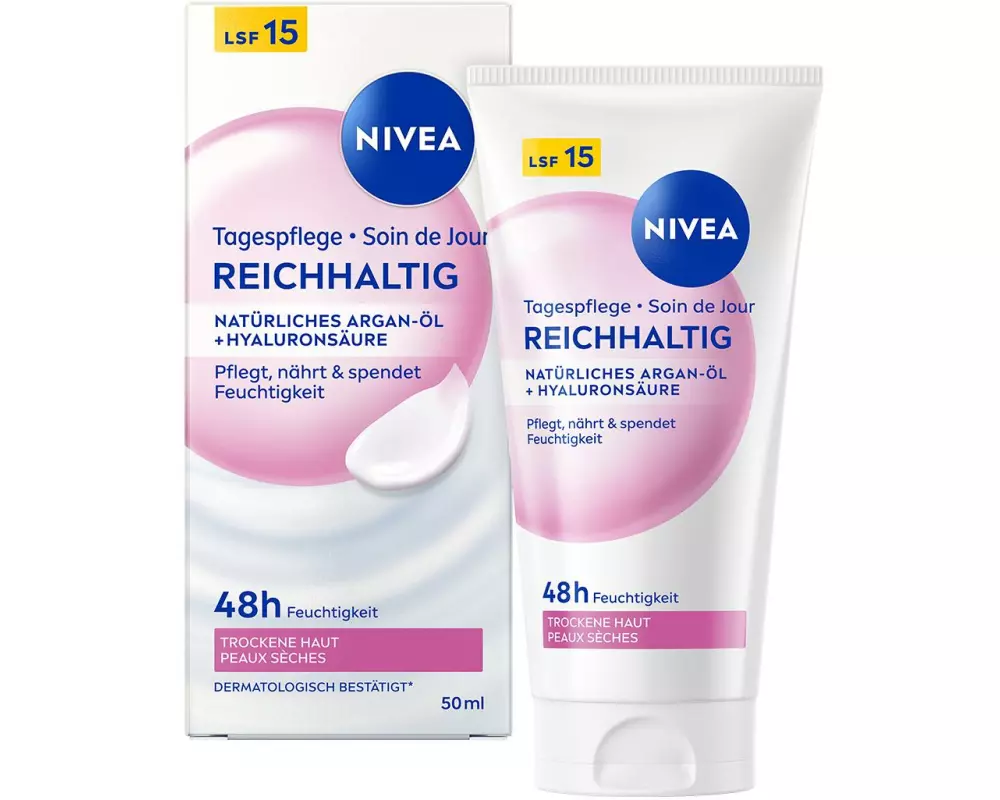 NIVEA Reichhaltige Tagespflege LSF 15 50 ml