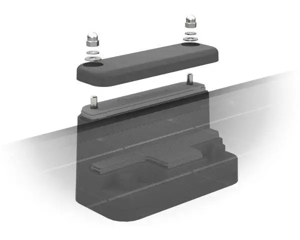 UNITECK Solarmodul Längsbefestigung für 40 mm Rahmen