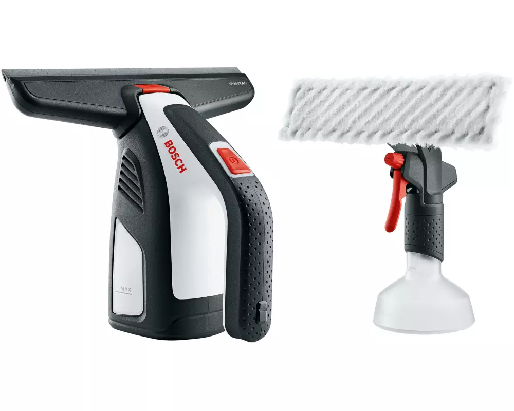 Bosch Fenstersauger GlassVAC Solo Plus Schwarz/Weiss