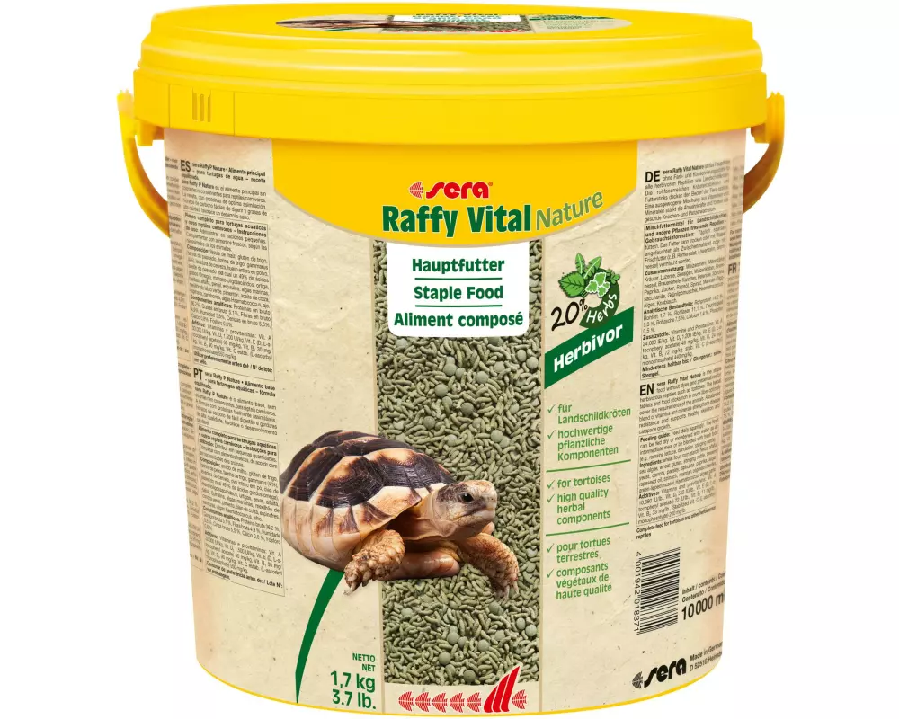 sera Hauptfutter Raffy Vital Nature, 10'000 ml, 1.7 kg