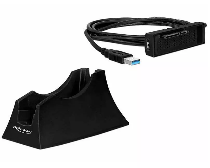 Delock Dockingsstation für 1x SATA-HDD, USB 3.0