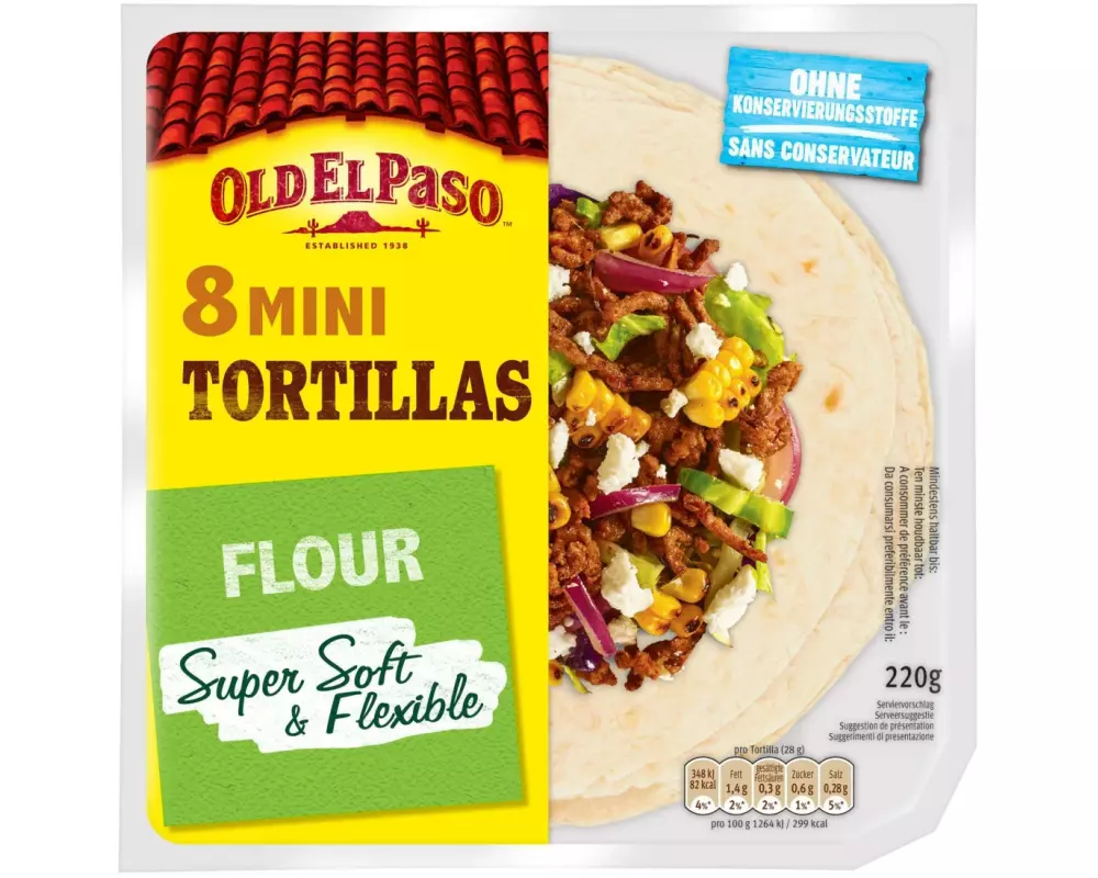 Old El Paso Mini Tortillas 8 Stück