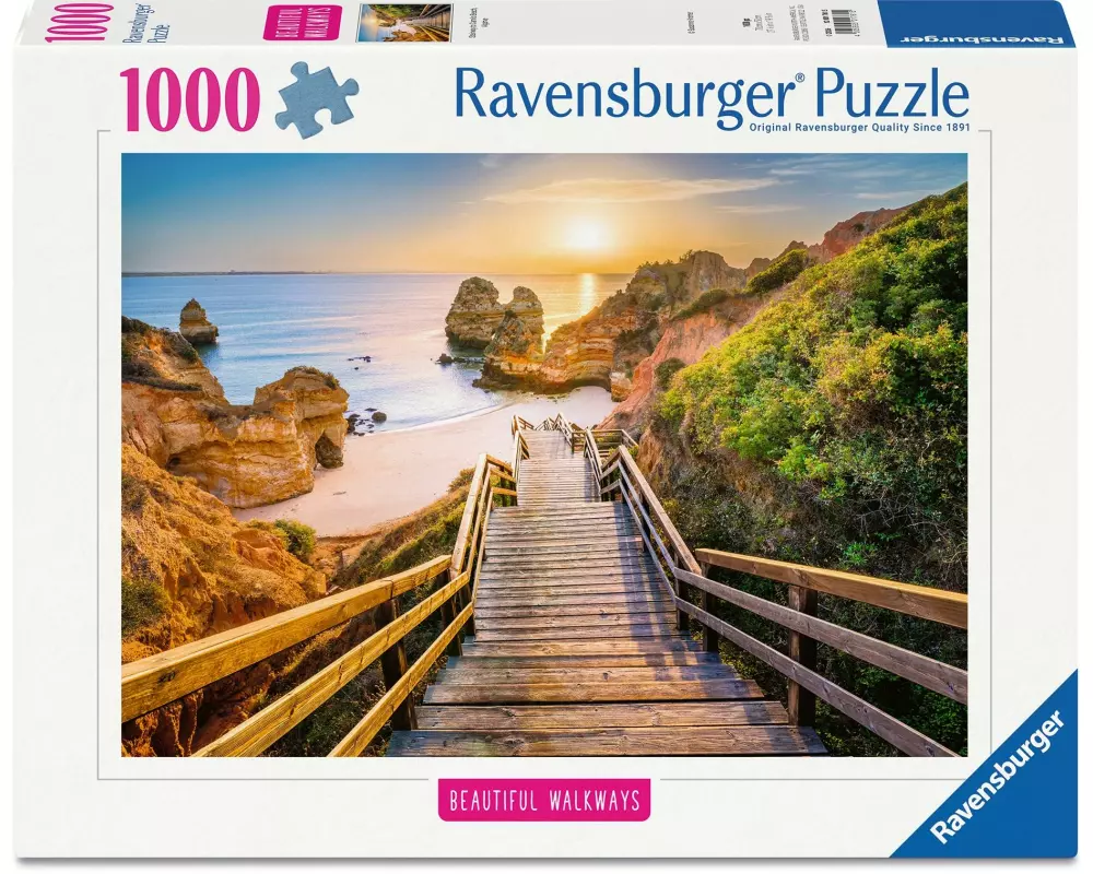 Ravensburger Puzzle Holztreppe zum Praio do Camilo 1000 Teile