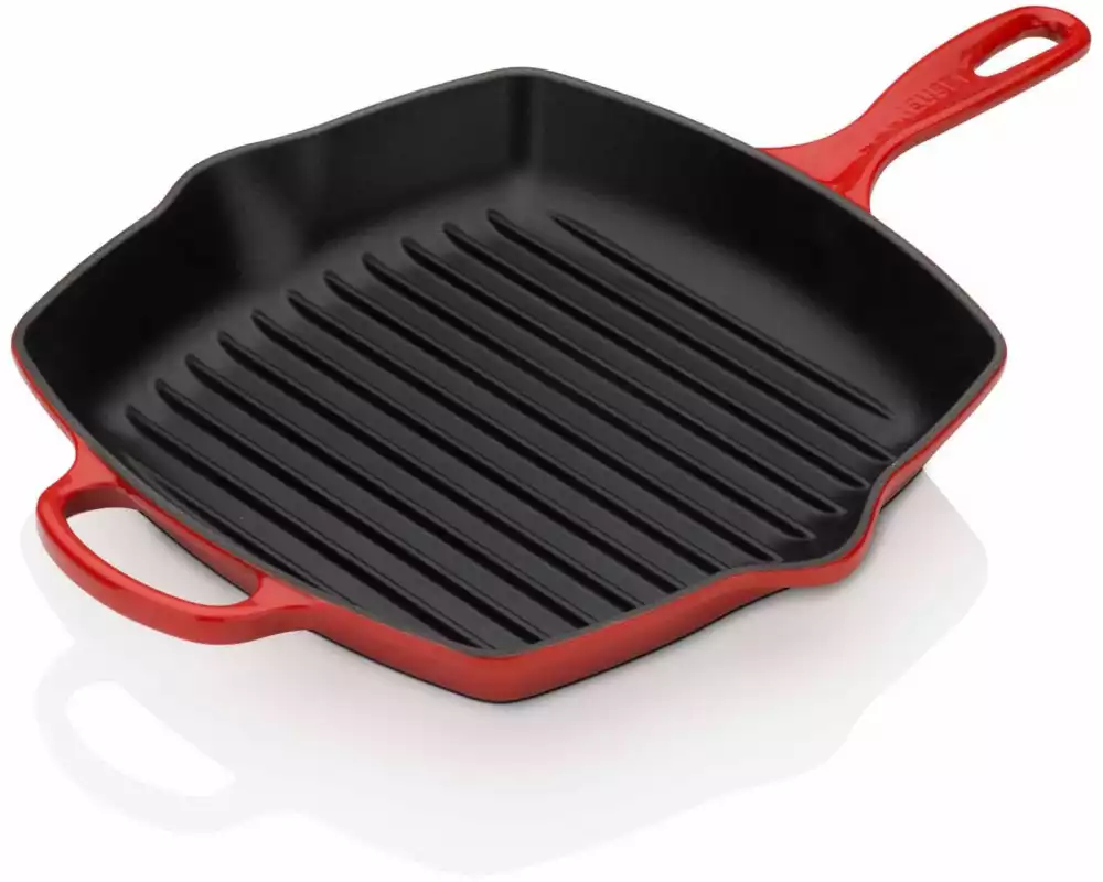 Le Creuset Grillpfanne Signature 26 cm, Rot