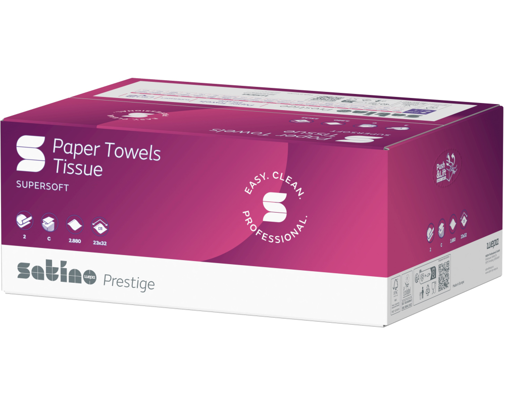 SATINO C-Falz-Handtücher 600937 Prestige, 2880 Stk.
