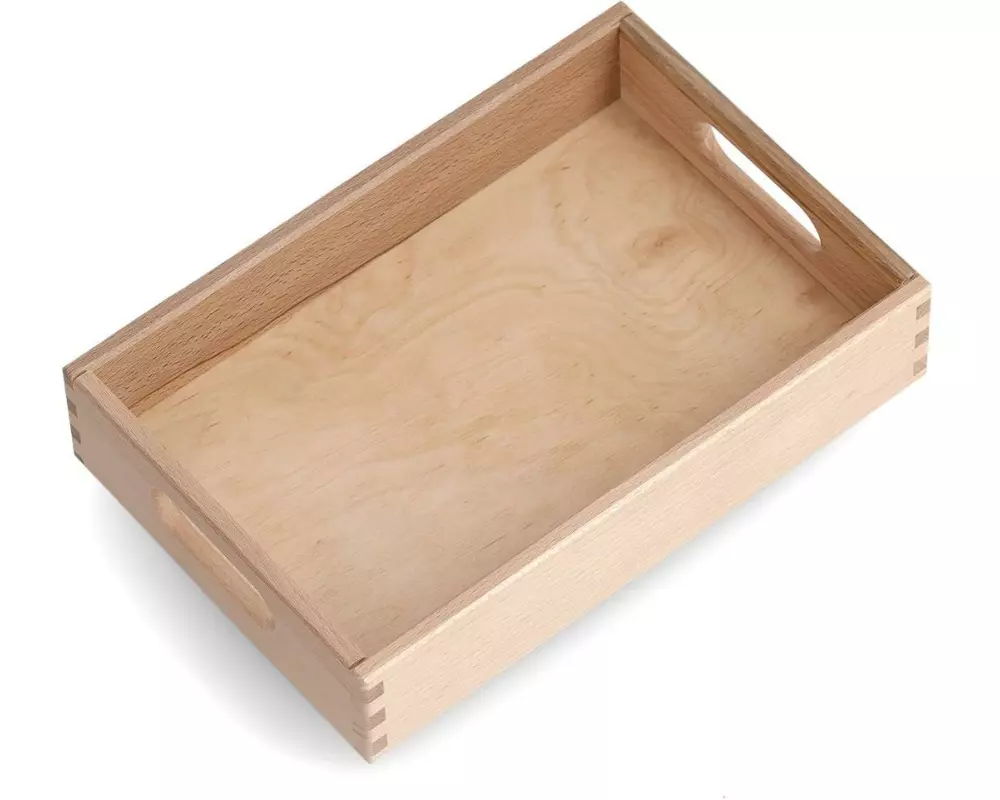Zeller Present Aufbewahrungskiste Buche 30 x 20 x 7 cm, Braun