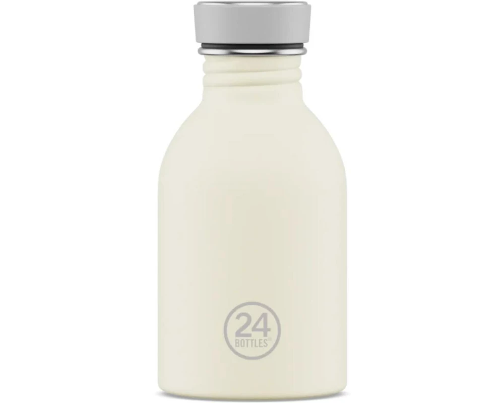 24Bottles Urban Bottle Cotton 250 ml, Beige/Weiss
