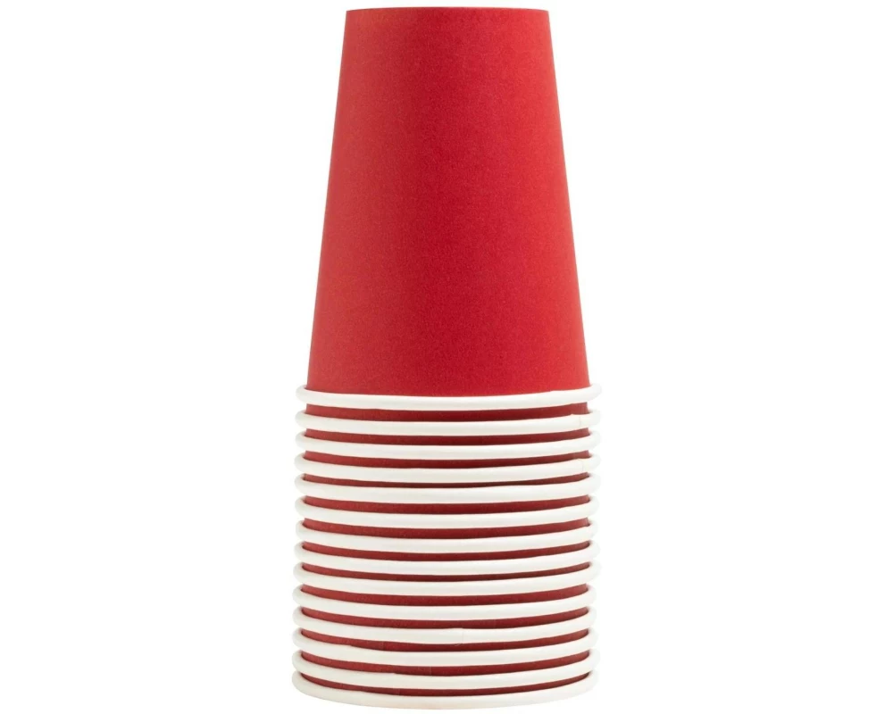 PRO nappe Einwegbecher 2 dl, 15 Stück, Rot